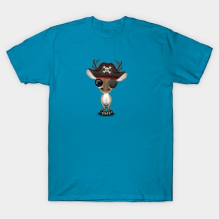 Cute Baby Reindeer Pirate T-Shirt